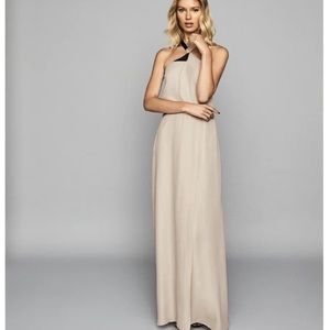 Silky Cream Reiss Dress NWT